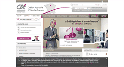 Desktop Screenshot of entreprises.ca-paris.fr